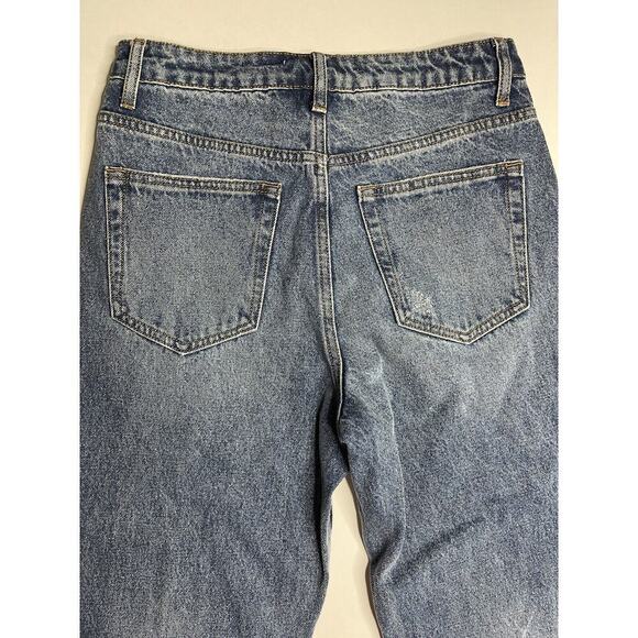 TNR Women’s Jeans Distressed Medium Wash Size 27 Cropped - Picture 8 of 10